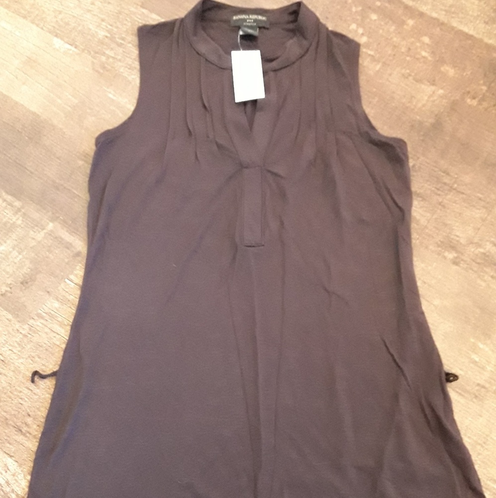 Banana Republic women brown top sleeve size XS New